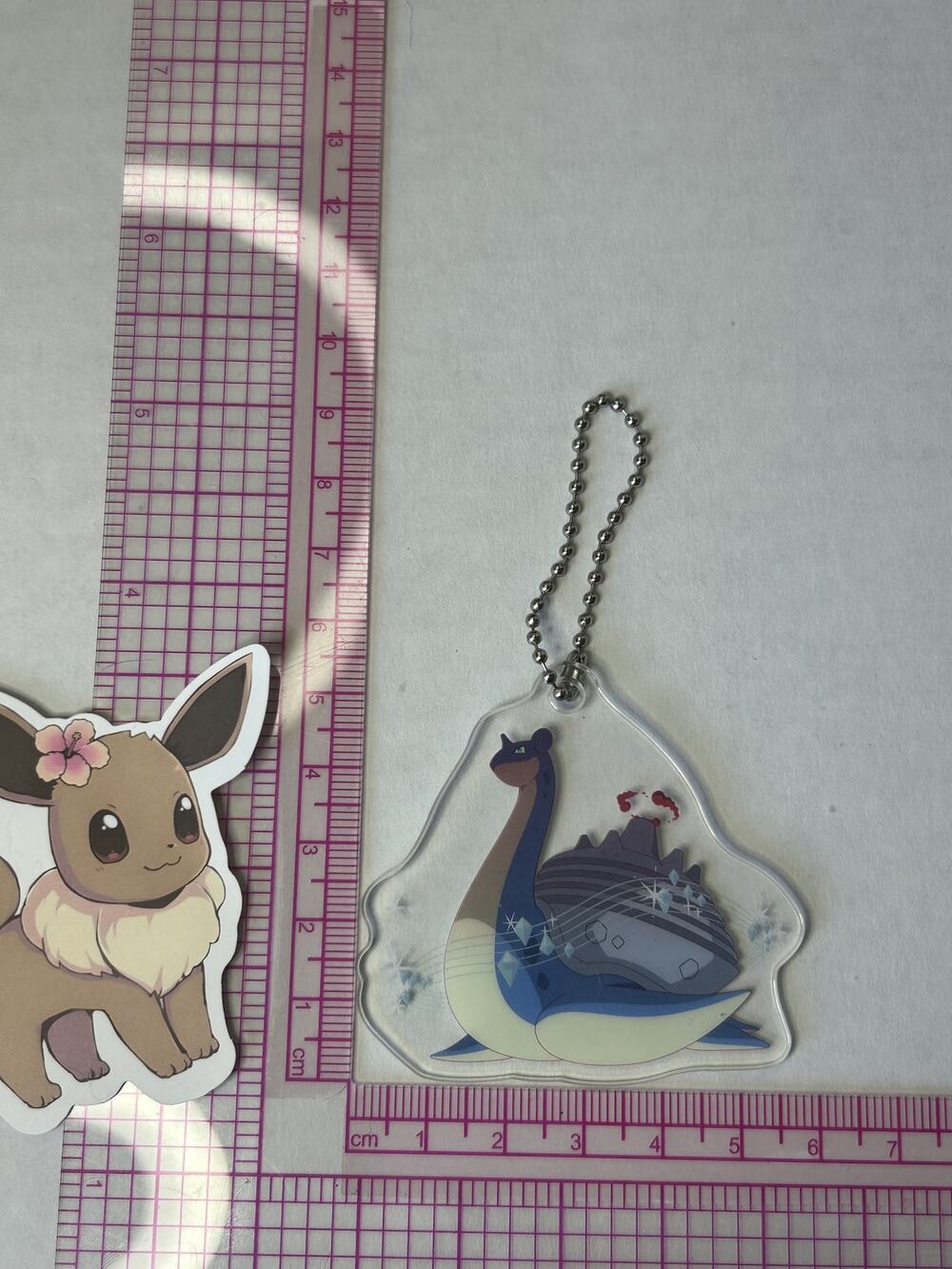 Pokemon 2021 Gigantamax Lapras Acrylic Swing Keychain Charm